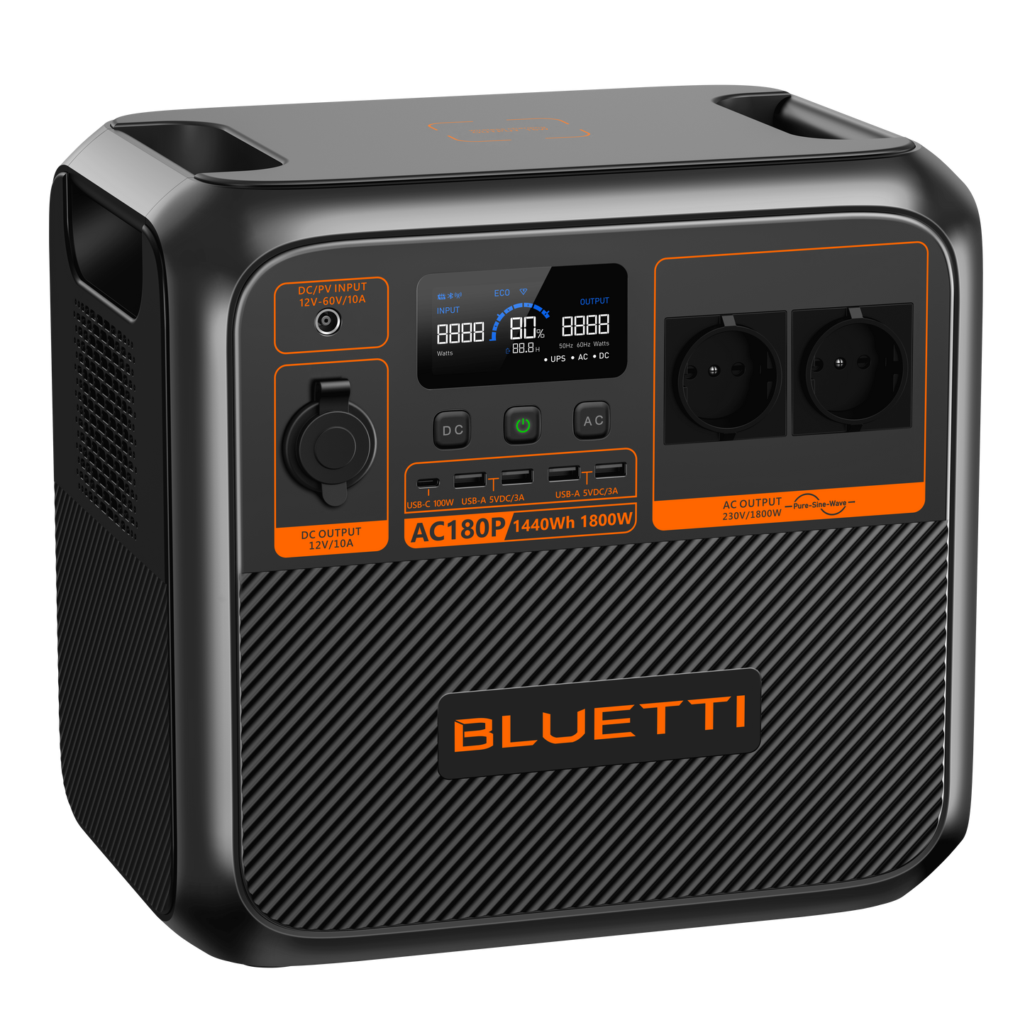 BLUETTI AC180P | 1.800W 1.440Wh