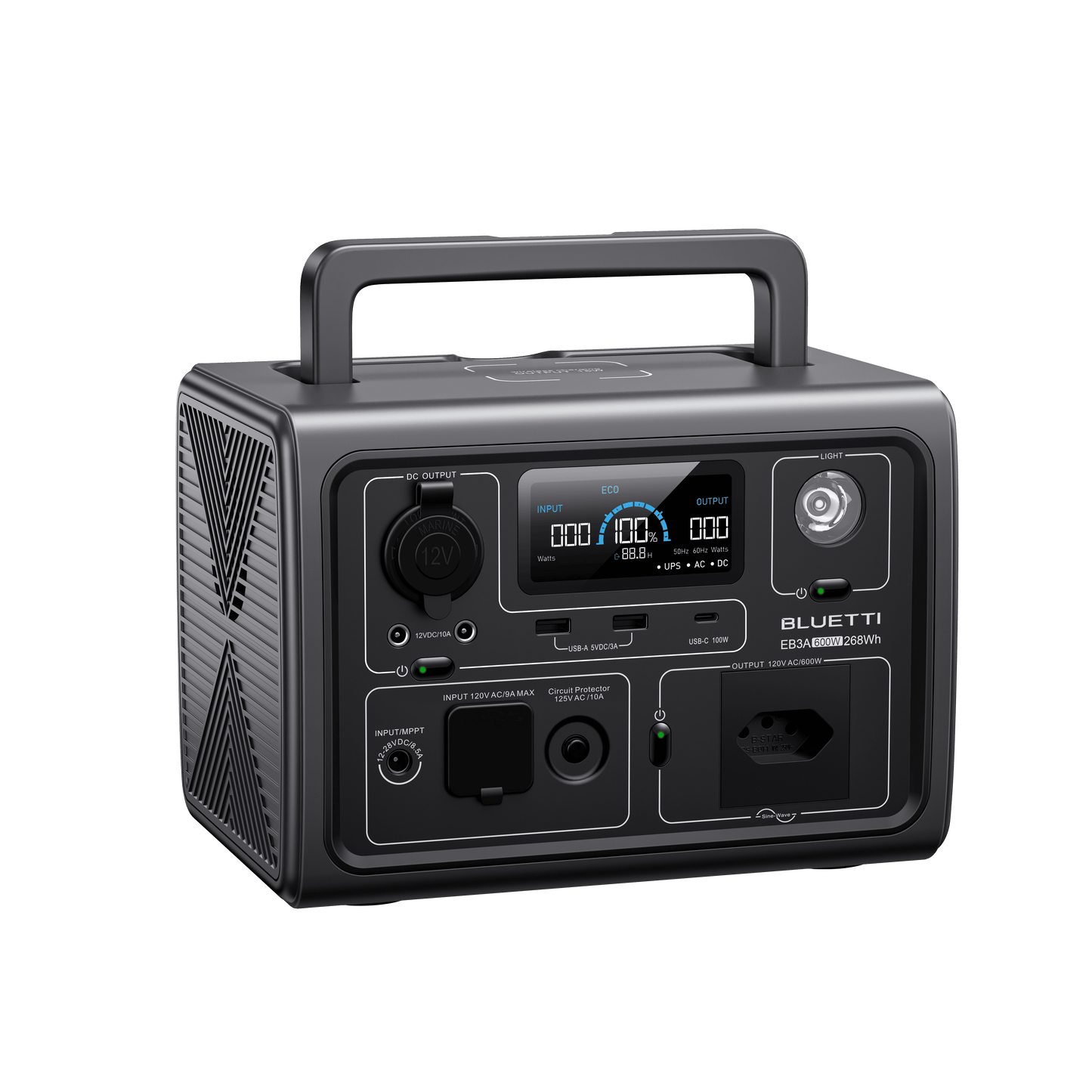 BLUETTI EB3A | 600W 268Wh