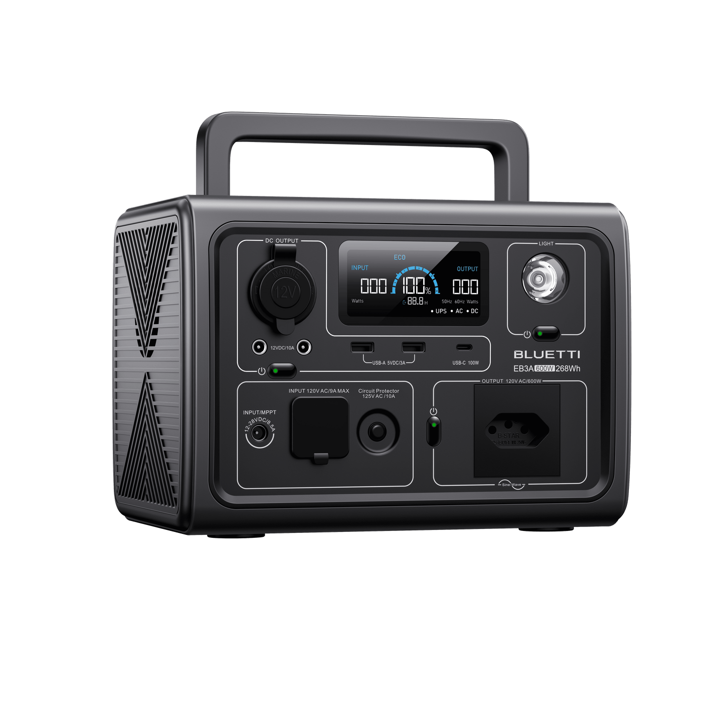 BLUETTI EB3A | 600W 268Wh