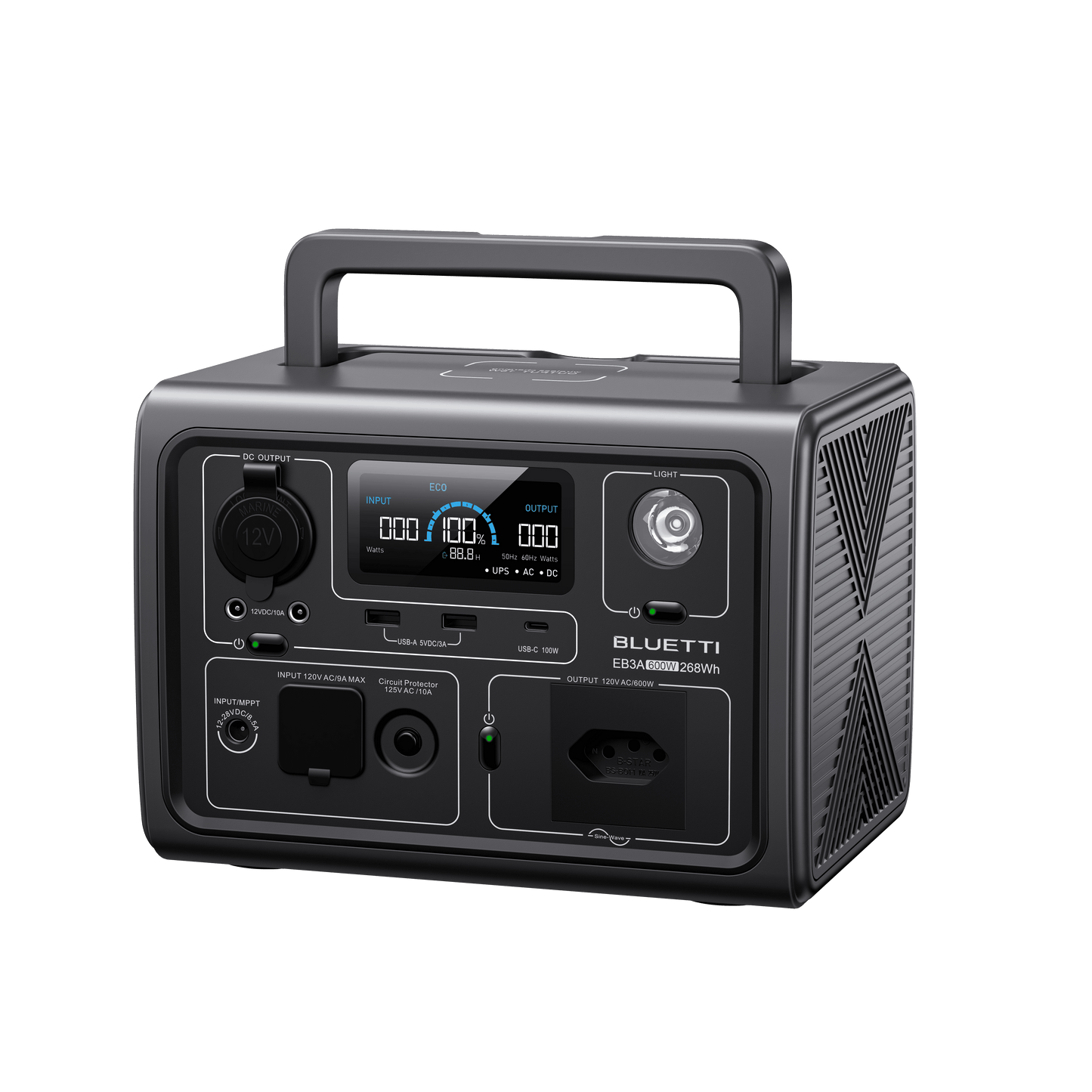 BLUETTI EB3A | 600W 268Wh