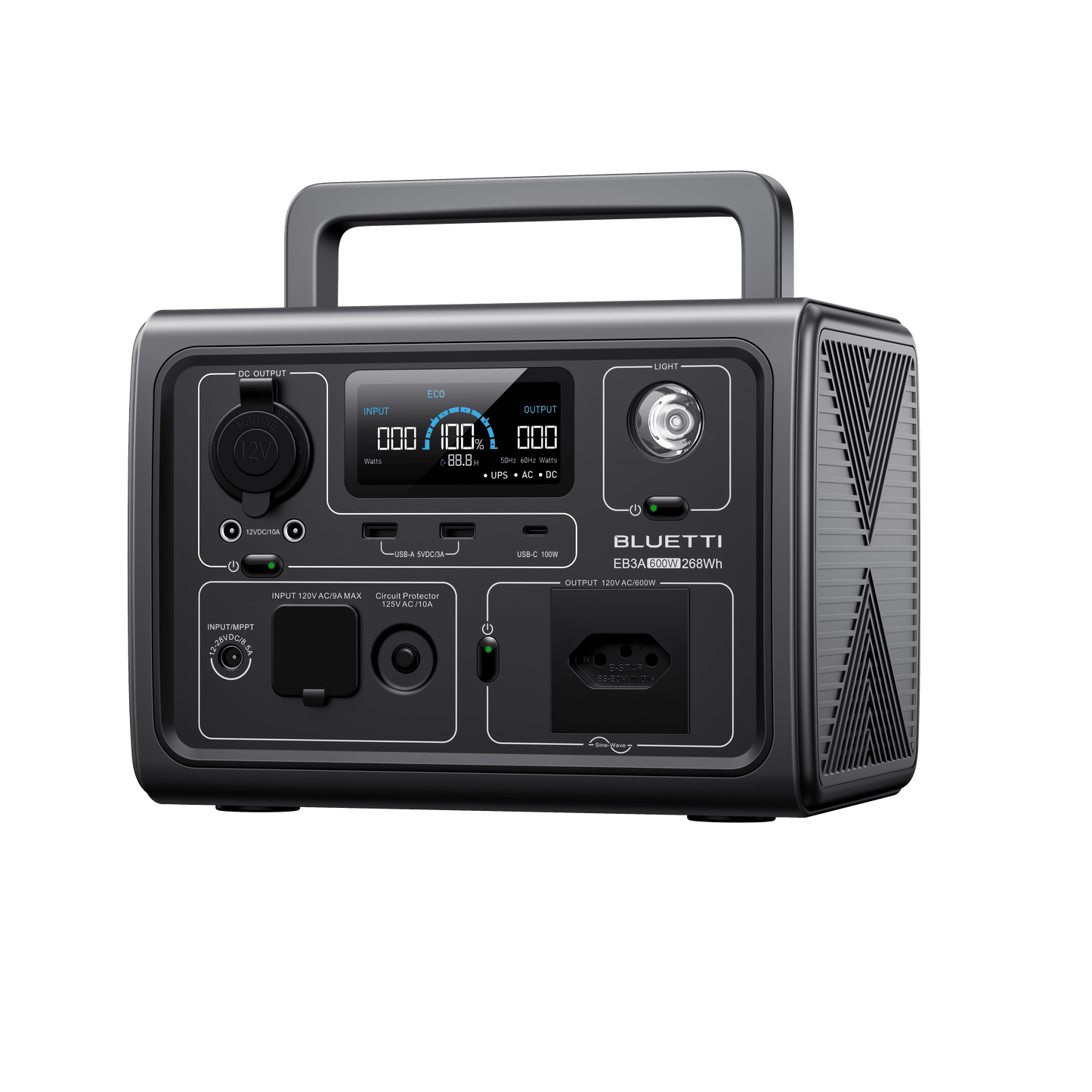 BLUETTI EB3A | 600W 268Wh